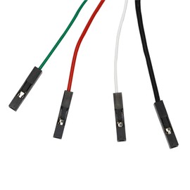 Breadboard Jumper Cables 2x4P 60CM Female to Female Dupont Cable with White PVC Shell for Arduino Raspberry PI DIY Prototyping