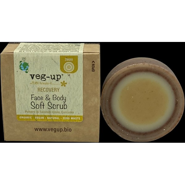 veg-up ZERO-Waste Recovery Face & Body Scrub, 80 g