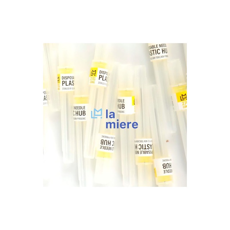 LA MIERE Agujas dentales desechables de plástico premium (100 unidades)