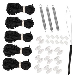 Zerodeko 1set Rv Awning Repair Kit Sunshade Replacement for Day Night Use Includes Essential Tools for Easy Installation and Versatile for Rv Window Shades Black
