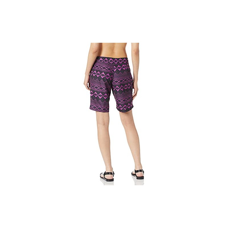 Kanu Surf Women's Sonoma Board Short, Black/Purple, 6