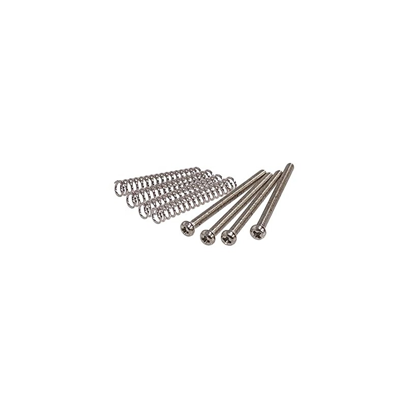 YJB PARTS Humbucker Pickup Screw Spring Set 4pcs/set (mm, Nickel