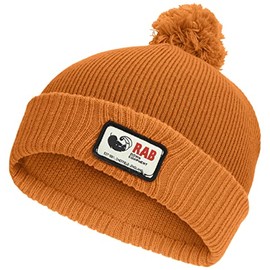 Rab Essential Bobble Pom Beanie for Everyday Use and Skiing - Marmalade - One Size