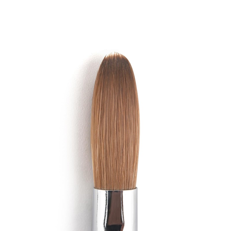 KADS Pure Kolinsky Hair Bristles Acrylic Nail Brush Oval Curled