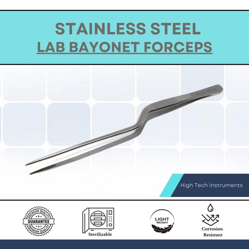 Precision Long Slim Tweezers with Very Fine Serrated Tips Stainless
