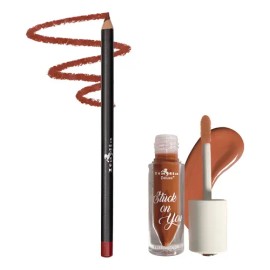 Lip Combo Gloss Stuck On You + Delineador Italia Deluxe