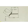 Fortis 20 Feet Cream Flexible Reverse Cove Cabinet Molding Trim