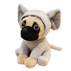 Cute Animal Pug Dog Plush Doll Toys Dogs Cosplay Dinosaur Rabbit Elephant  Sheep Leopard Stuffed Dolls