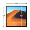 LaVie Home 12x12 Picture Frame for Wall Display, 12x12 Black