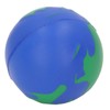 12PCS Globe Soft Ball 63mm Squeezable PU Portable Earth Stress