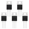 sourcing map 5 Pcs Bidirectional Thyristor BT136-600E TO-220 600V 4A