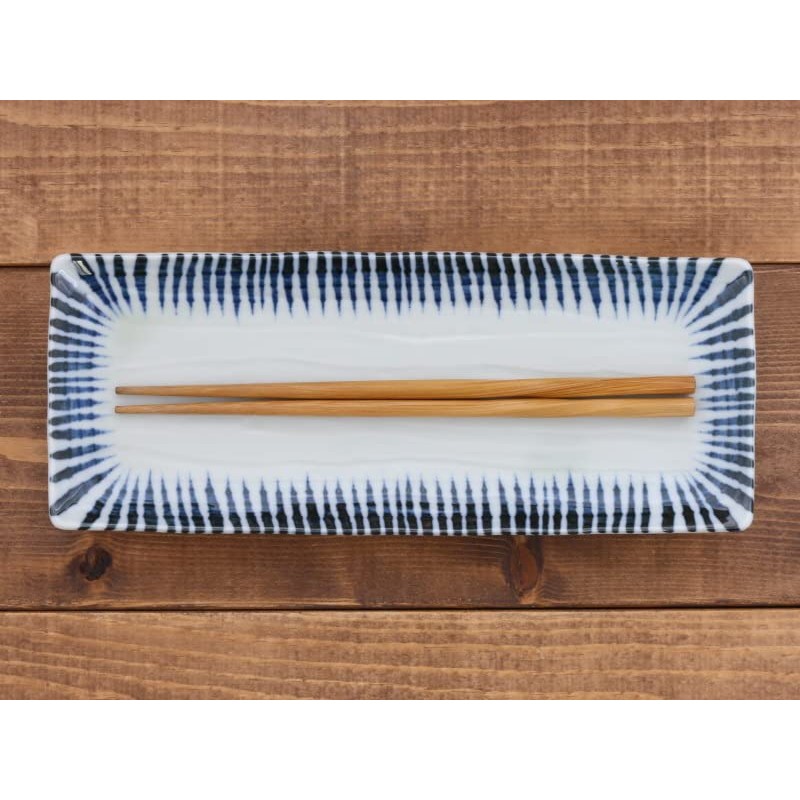 East Table Sanma Plate, 10.8 inches (27.5 cm), Rectangular Plate,
