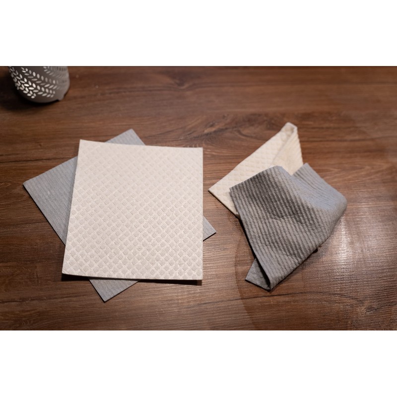 Chinchilla® Cellulose Tea Towels, Sponge Cloth, Set of 2 in