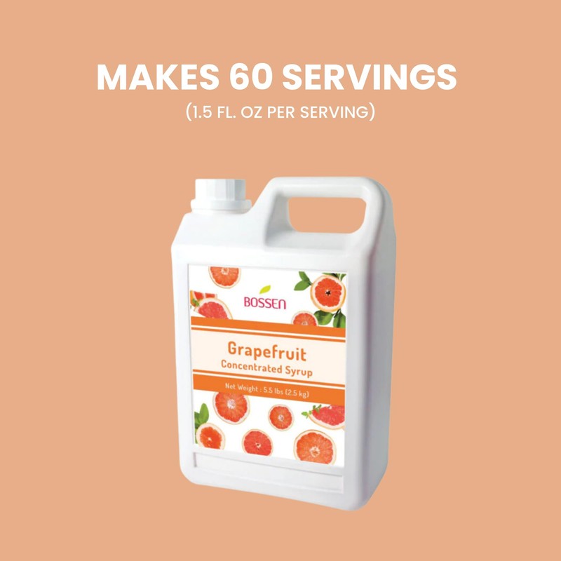 Bossen Concentrated Syrup_5.5 lb (Grapefruit)