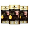 Schwarzkopf Oleo Intense Dark Brown Hair Dye, 3-Pack Permanent Oil