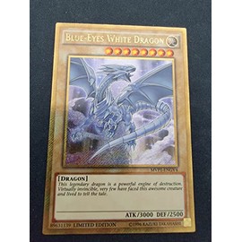 Blue-Eyes White Dragon - MVP1-ENGV4 - The Dark Side of Dimensions Movie Pack: Gold Edition - Gold Secret Rare - Limited Edition
