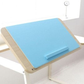 Ariara angle-adjustable desk leather desk pad matte short pink