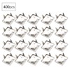400 Sets Four Jaw Square Spike Rivets DIY Leather Spike