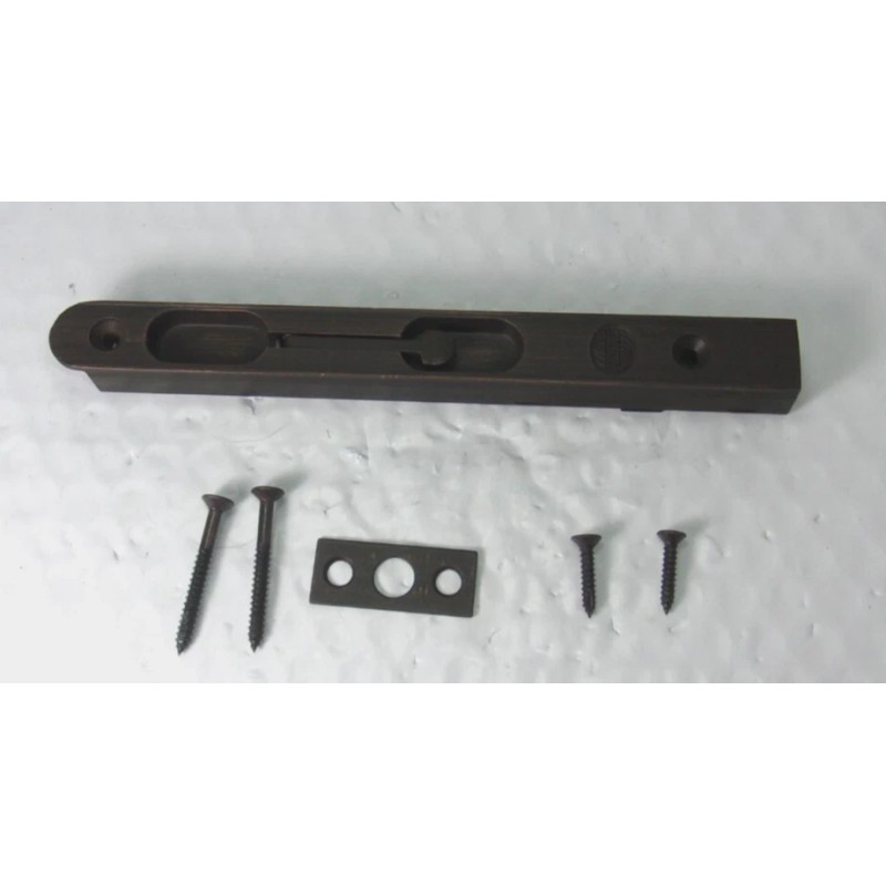 WORLDWIDE Onyx Flush Bolt Lever Action Lock Concealed 7" X