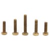 Yudesun 3Pcs M10x60mm Hex Bolts Screws Brass Hardware Machine Fasteners