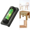 Black 1 x G6L2 Portable Magnetic Spirit Level Small Mini