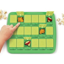 Genuine Fred MATCH UP Memory Snack Tray, Fun Interactive Snack Game for Kids, Travel Friendly Food Tray, Perfect Snacktivity for Picky Eaters