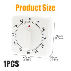 Kitchen Timer Mechanical,60 Minute Cooking Timers for Kitchen with Alarm Egg Timer Short-Term Countdown Timer Suitable For Cooking Timing Sports Timing Cooking Baking Exercise Oven Countdown/Boiling