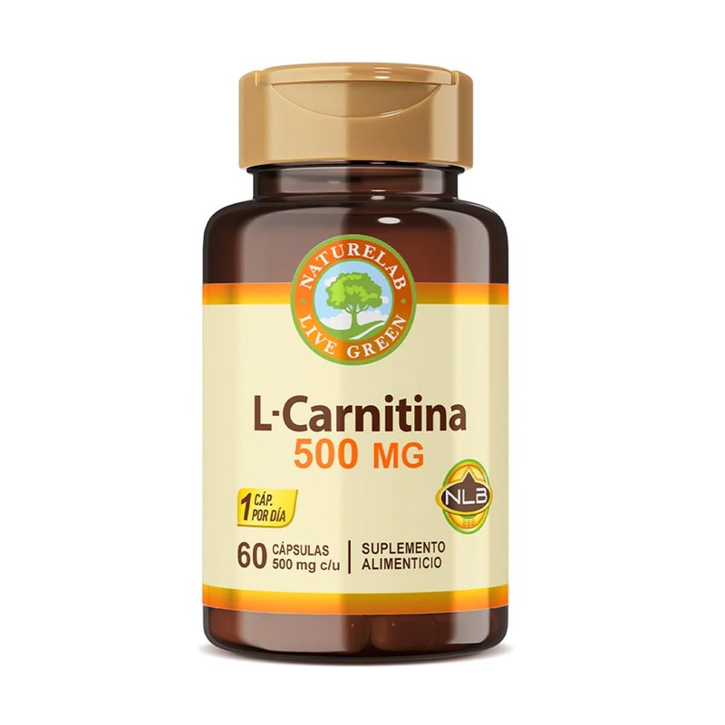 Naturlab L-Carnitina 60 Cápsulas 500 mg