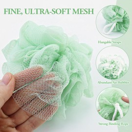 Loofah Bath Sponge, Loofah Bath Sponge, Shower Sponge, Exfoliating Sponge, Bath Brush, Shower Sponge, Body, Shower Sponge, Pack of 5