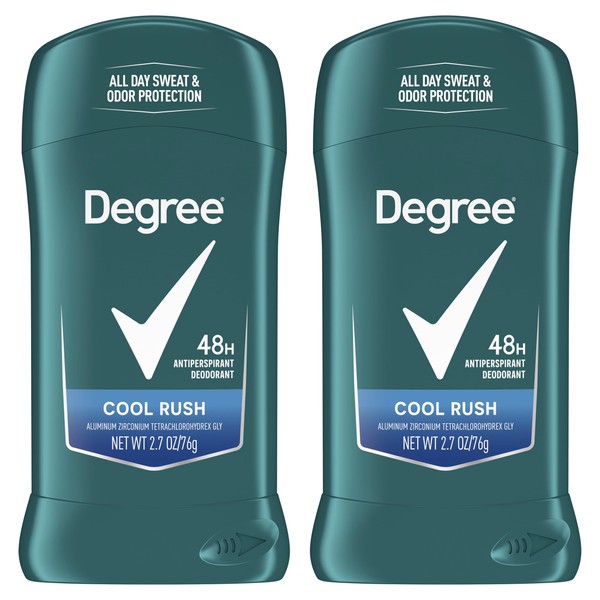 Degree Men Original Antiperspirant Deodorant Cool Rush Twin Pack 48-Hour