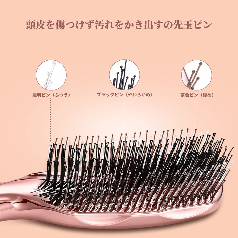 MEXITOP Scalp Brush, Shampoo Brush, Wet Brush, Head Brush, Scalp
