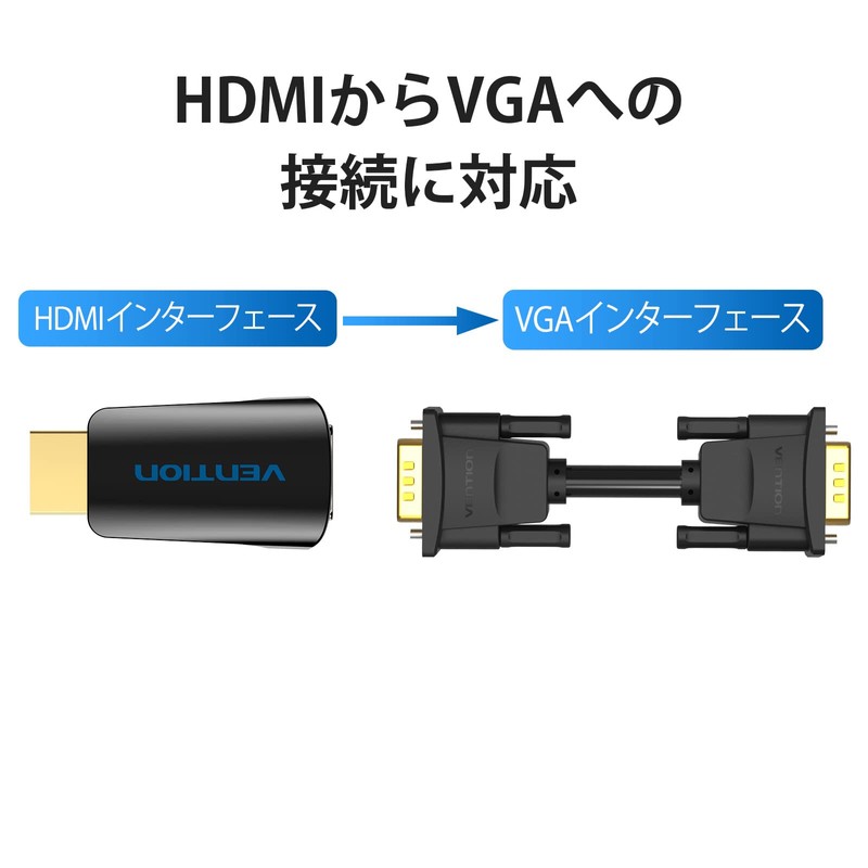 VENTION HDMI Male to VGA Female One Way Converter Adapter