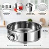 E-Gtong 9 Inch Springform Cake Pan, 304 Stainless Steel Springform