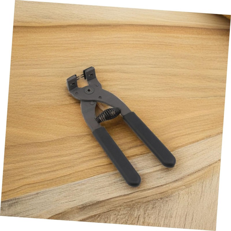 WOONEKY Handheld Leather Hole Punch Tool Ergonomic Carbon Steel Pliers