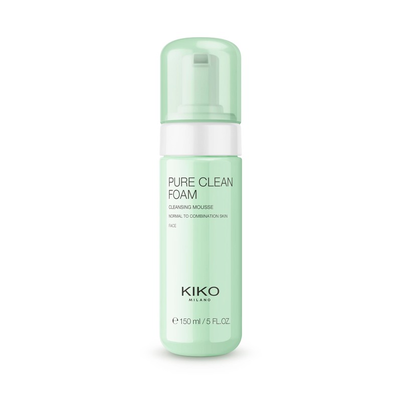 KIKO Milano Pure Clean Foam, Cleansing And Purifying Face Foam
