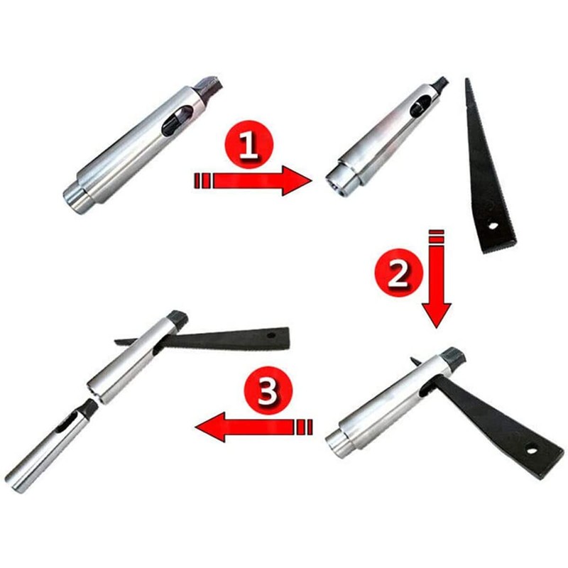 Morse Taper Drift Key,Inclined Iron Drill Chuck Sleeve Morse Taper