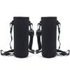 Kvvdi 2 Pack 32 oz Neoprene Glass Water Bottle Cooler