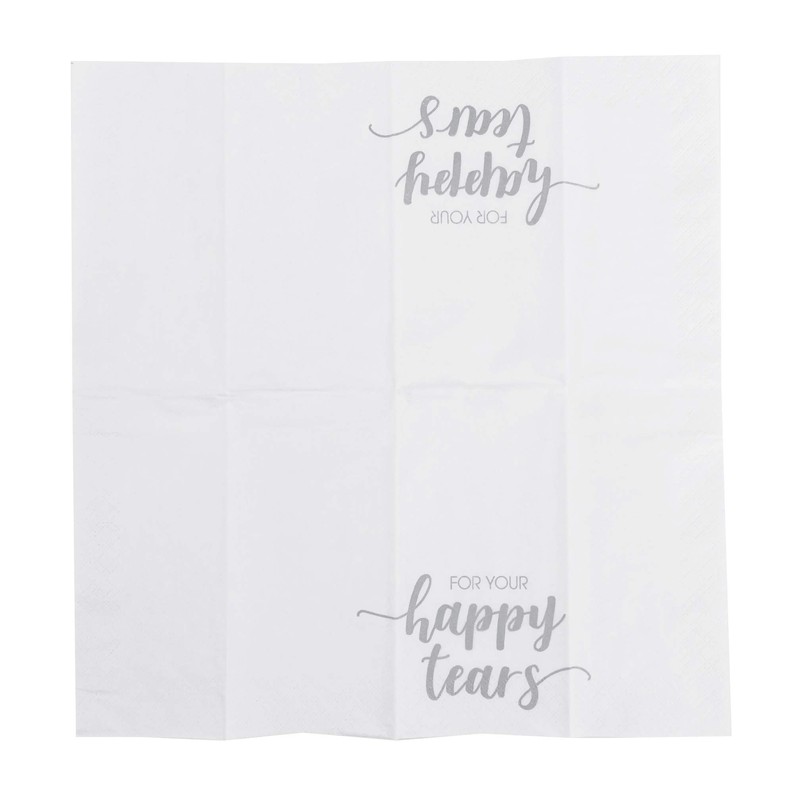 in due Handkerchiefs Tears of Joy 10 x 10 Pieces
