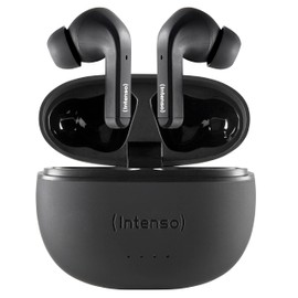 Intenso Black Buds TWS True Wireless Headphones T300A with Active Noise Cancelling and up to 35 Hours of Music Playback Small
