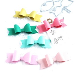 Annchaos Cutting Dies Metal Stencils Scrapbooking Tools DIY Embossing Template for Paper Card Making Album Arts Crafts Supplies (Mini Bow-6.8x4cm)