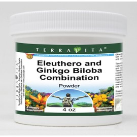 Terravita Eleuthero and Ginkgo Biloba Combination Powder (4 oz, ZIN: 516388) - 3 Pack