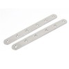 Sourcingmap 200mmx20mmx3mm Straight Flat Mending Repair Plate Fastener 2pcs