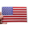 Ivamis American Flag Patch with White Borders- 5x3 inch -
