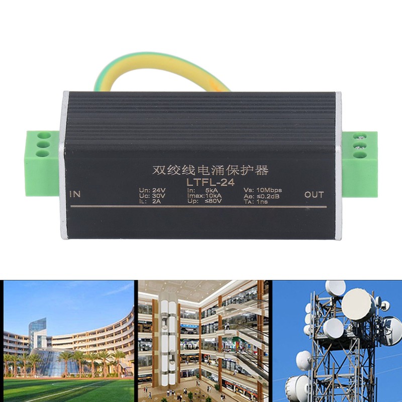 1 Way Surge Protector Arrester Protection Device RS485 Control Signal