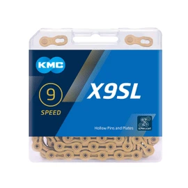 KMC X9SL Chain, Ti-N Gold, 114 Link