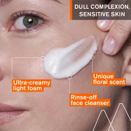 Uriage Dépiderm Brightening Cleansing Foaming Cream 100ml - Cleanses, Unifies, Illuminates Matte Complexion - Corrects and Prevents Dark Spots - Power of Mela-Technology & Vitamin C
