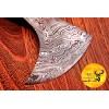 M DAMASCUS CUSTOM HANDMADE FORGED DAMASCUS STEEL AXE HEAD VIKING