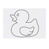 'Rubber Duck' Temporary Tattoo - Water Resistant, Skin-Safe, Non-Toxic Transfer