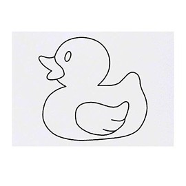 'Rubber Duck' Temporary Tattoo - Water Resistant, Skin-Safe, Non-Toxic Transfer (TO00020024)