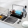 Yazoni Sponge Holder for Kitchen Sink, Rustproof Kitchen Sink Organizer